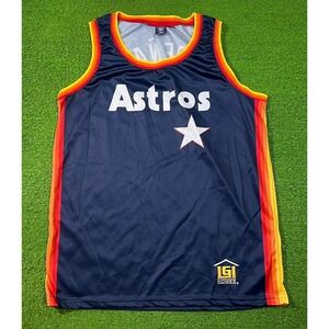 Houston Astros Jersey XL Jeremy Pena Rainbow Basketball Promo Jersey SGA NWOT